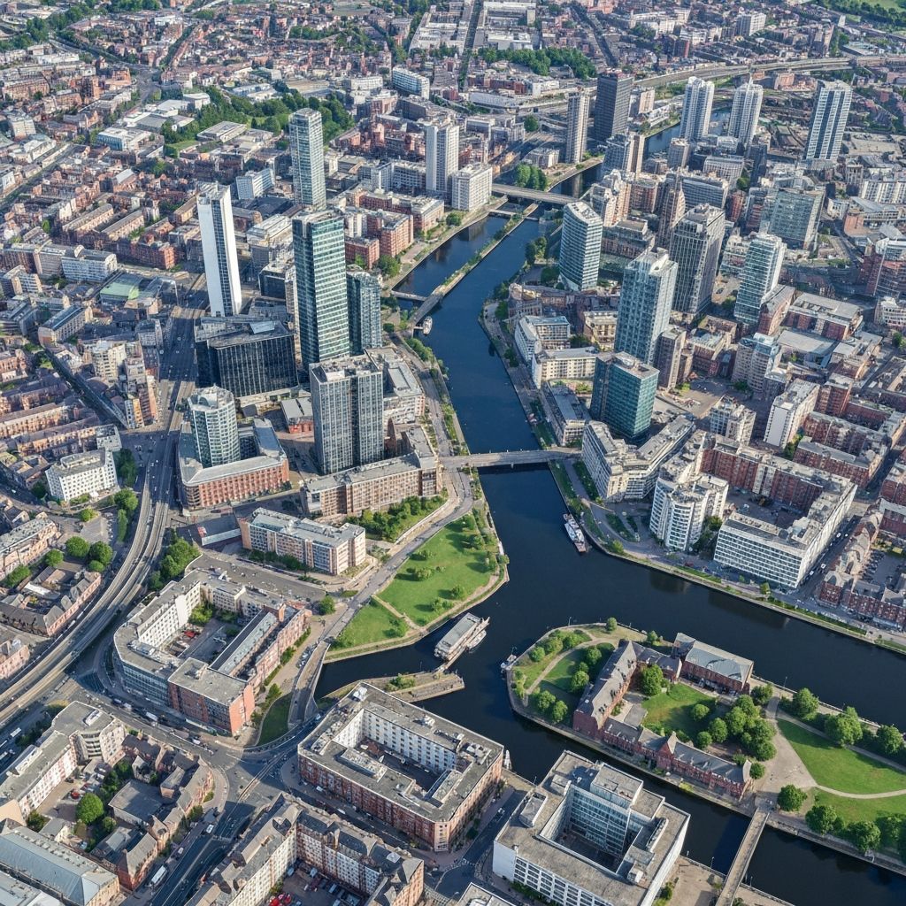 Birmingham city center showing Brindley Place location