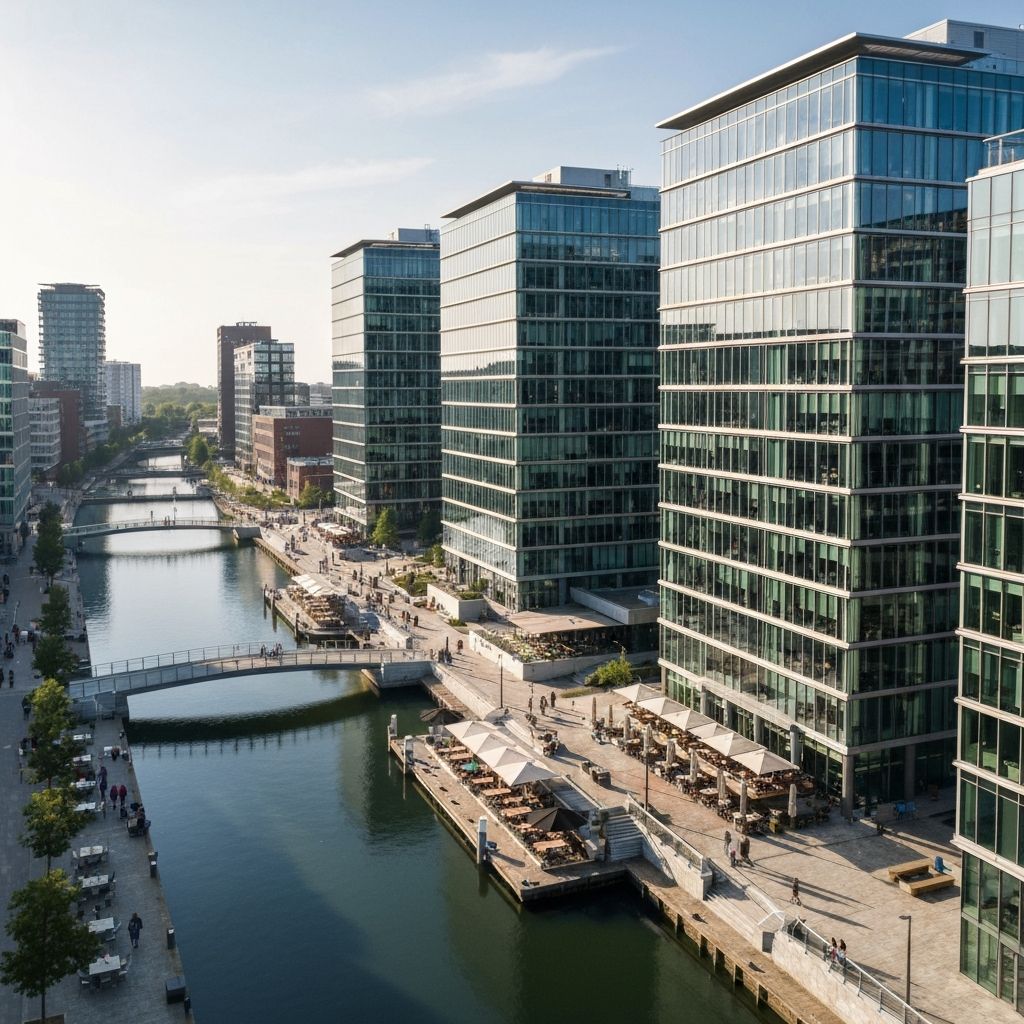 Brindley Place after regeneration