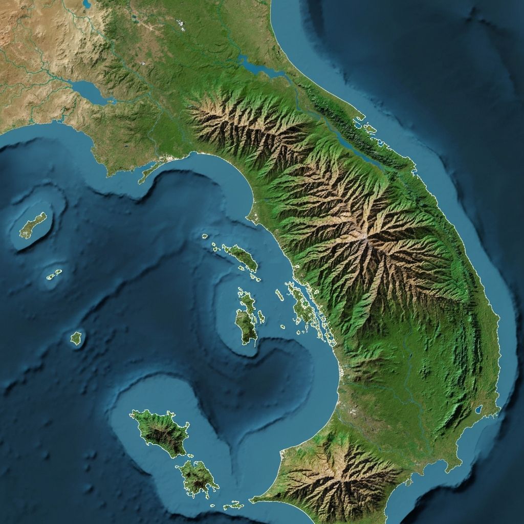 Map showing Mount Pinatubo location in the Philippines